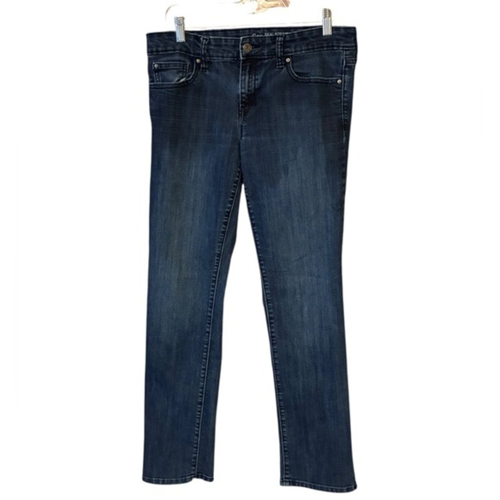 Gap Real Straight Denim Stretch Jeans in Dark Indigo Wash Style 318097 size 8/29